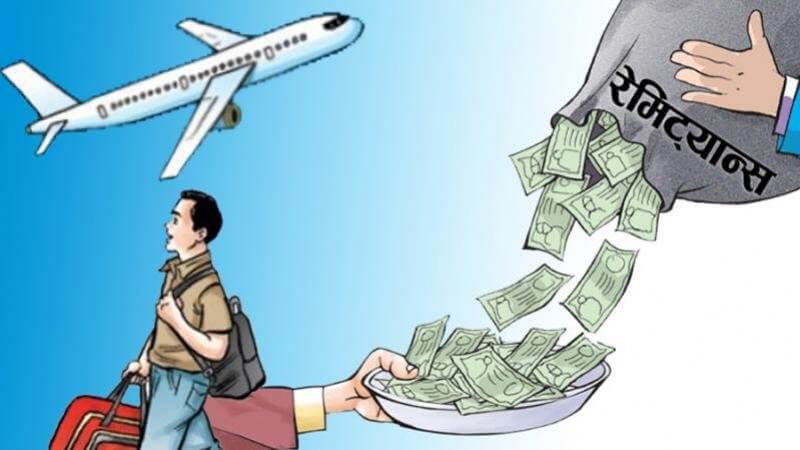 Significant increase in remittances in nepal
